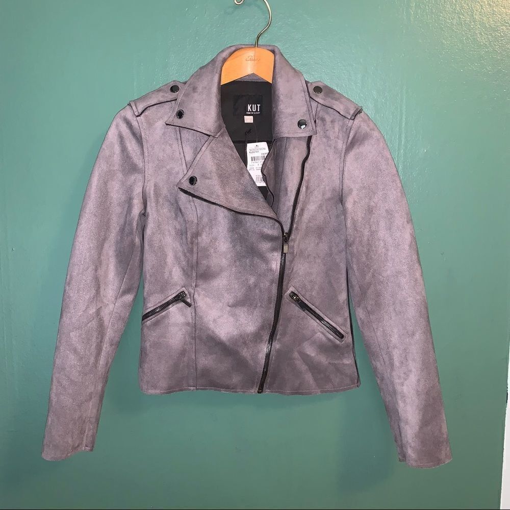 NWT Kut From Kloth suede Jacket XS
